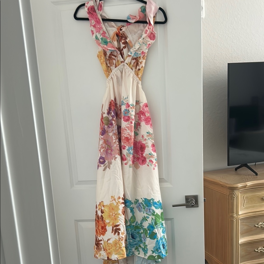 Floral Multicolor Maxi Dress